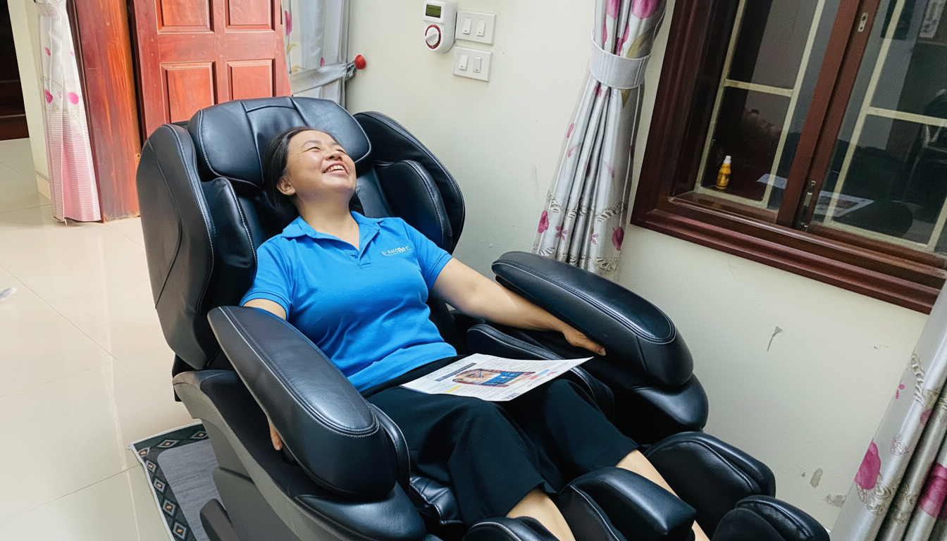 ghế massage nhật cũ vẫn đắt vì độ bền cao